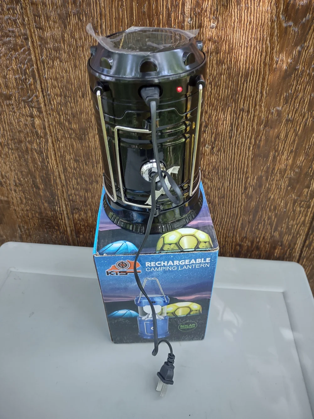 KTS Rechargeable Camping Lantern - Black